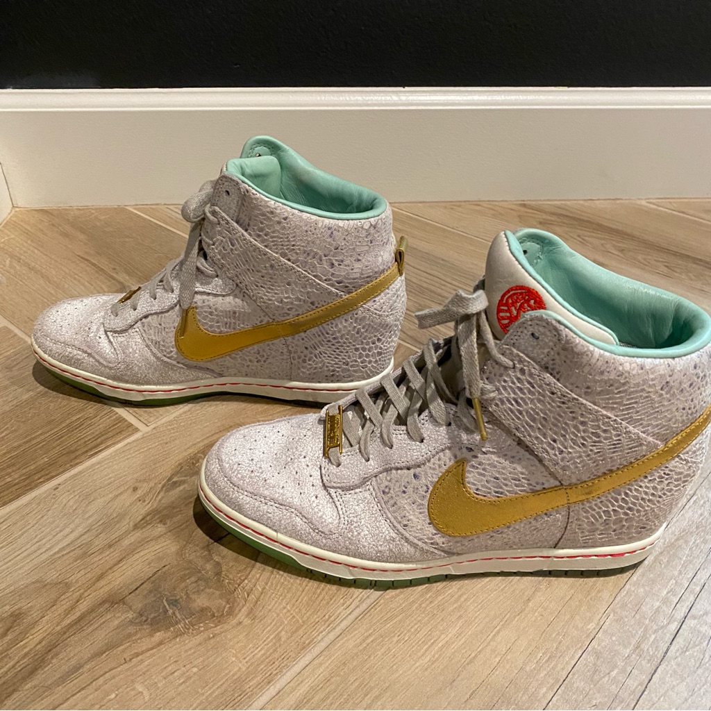 Nike Vintage High Top Wedge Dunks Special Edition Chinese Year Of The Horse 10